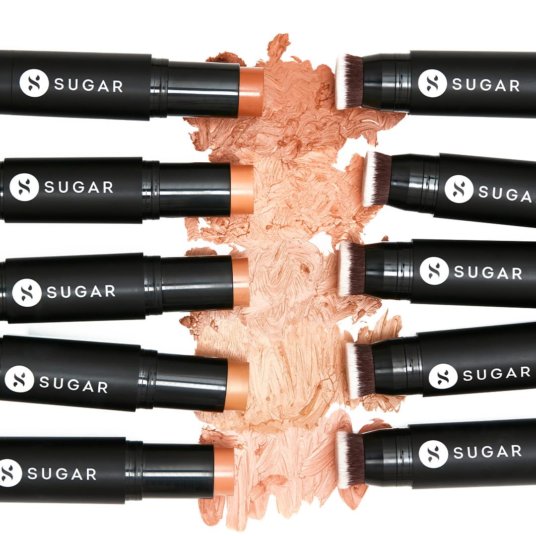 SUGAR Cosmetics Ace Of Face Foundation Stick with In-Built Brush – view 7