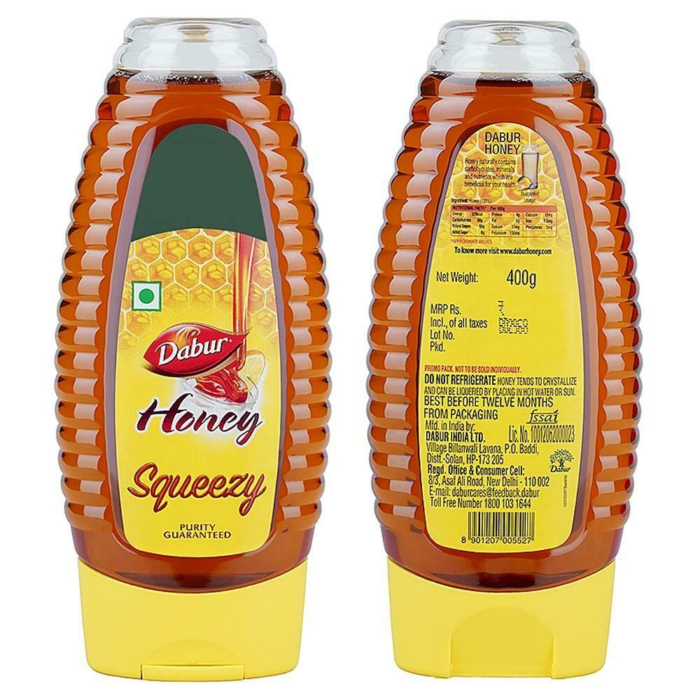Dabur Honey Squeezy 400 G (Buy 1 Get 1) – view 2