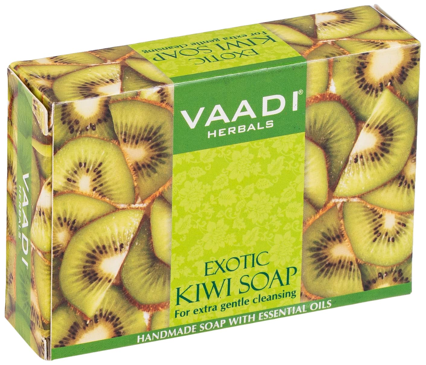 Six bars of Vaadi Herbals kiwi soap with green apple extract