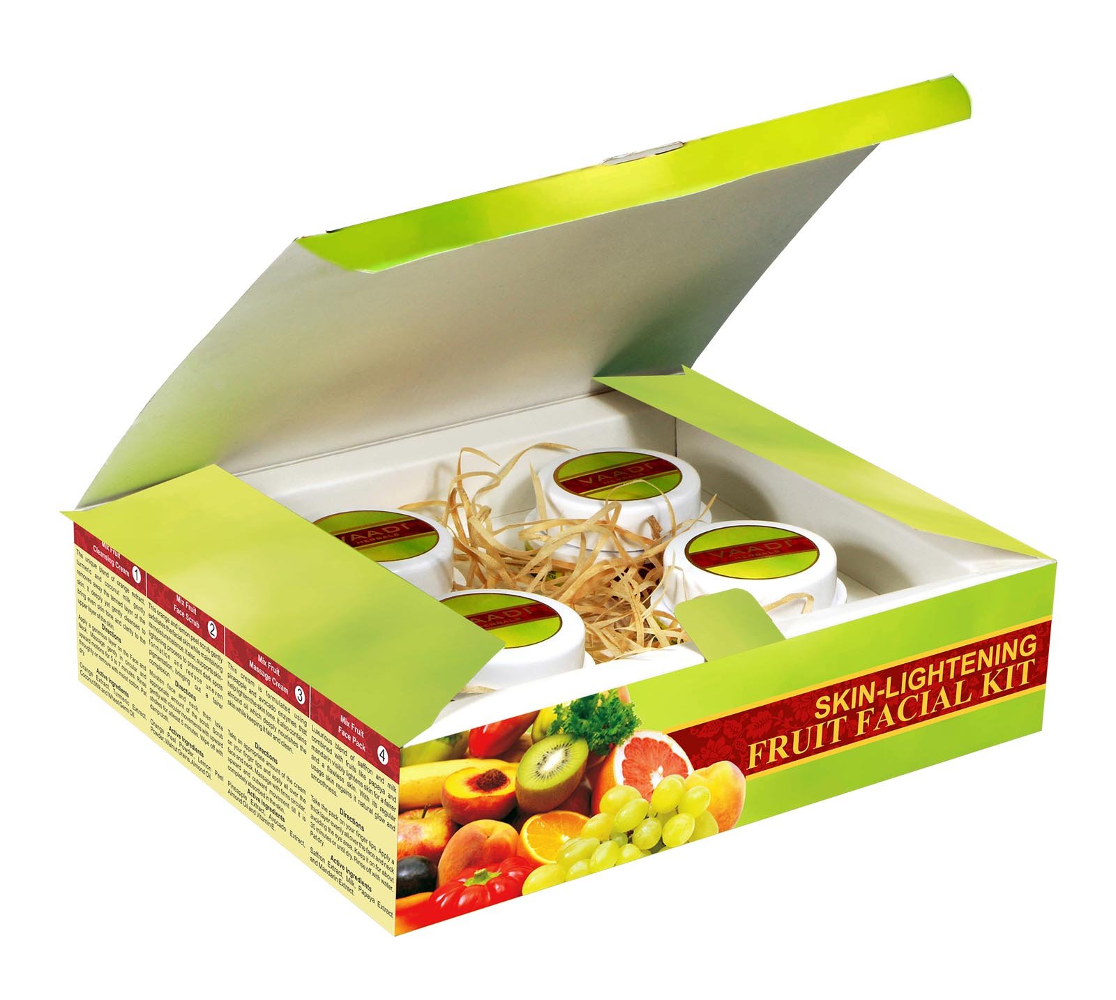 Vaadi Herbals Skin Lightening Fruit Facial Kit, 70g – view 4