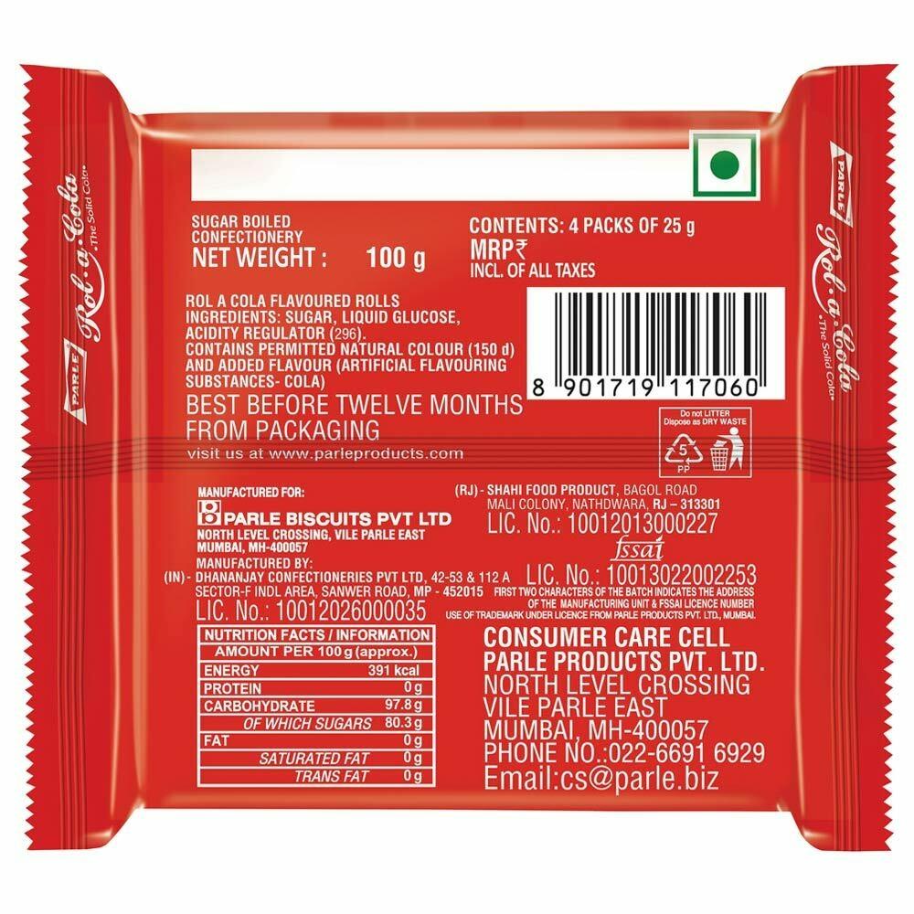 Parle Rol . A . Cola Candy 100 G – view 2