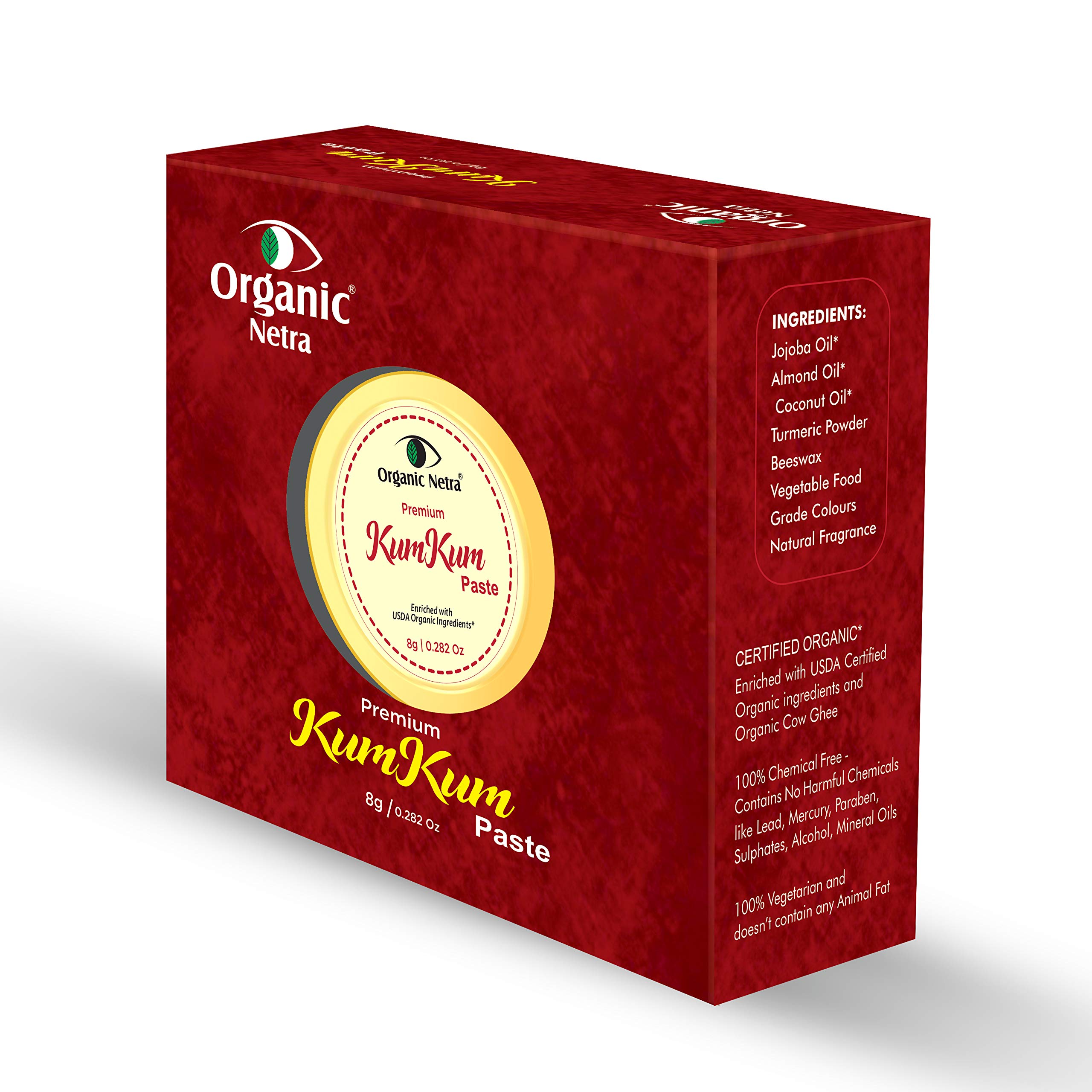 Organic Netra Sindoor/Kumkum Paste – view 3