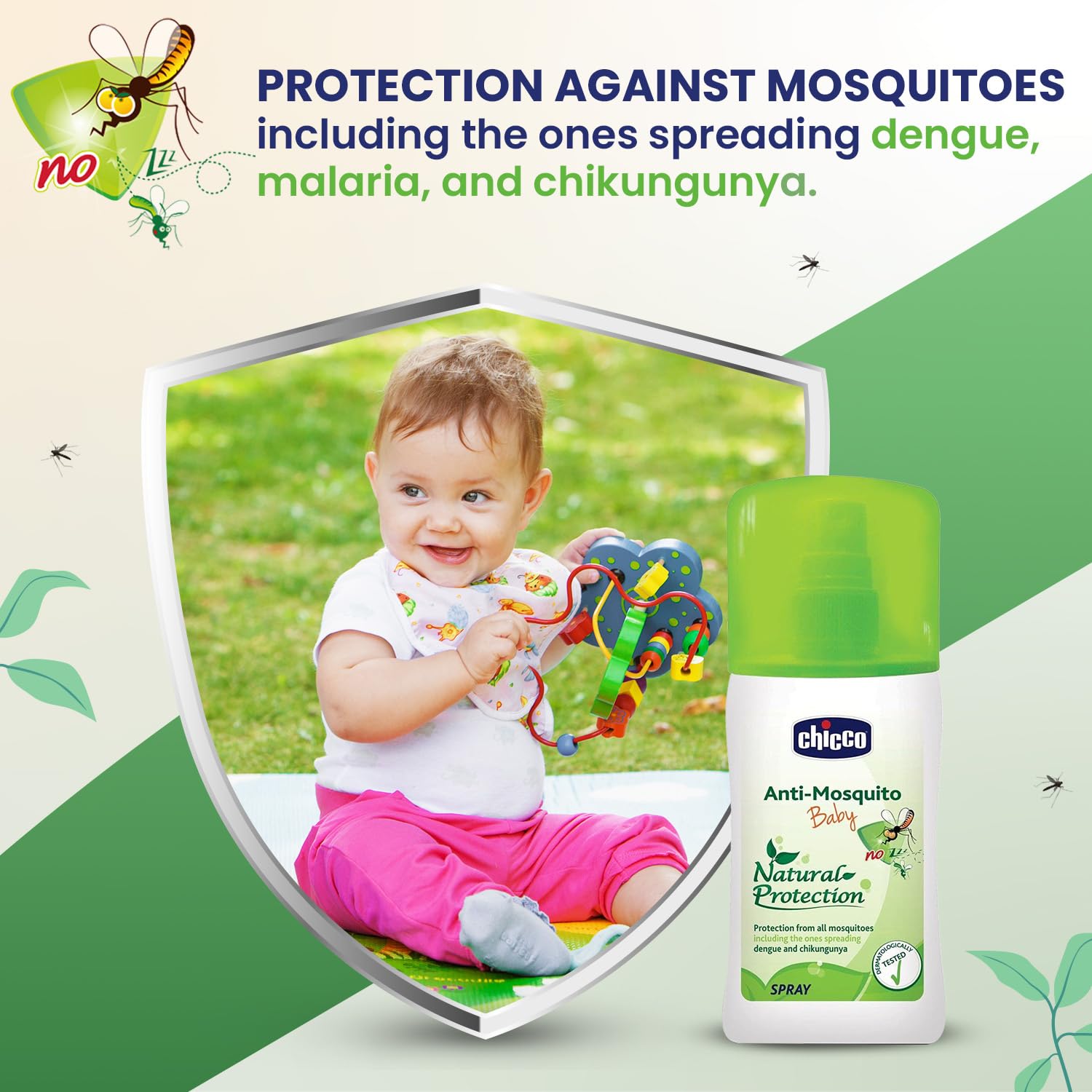 Chicco Anti-Mosquito Spray for Babies, 100ml – view 3