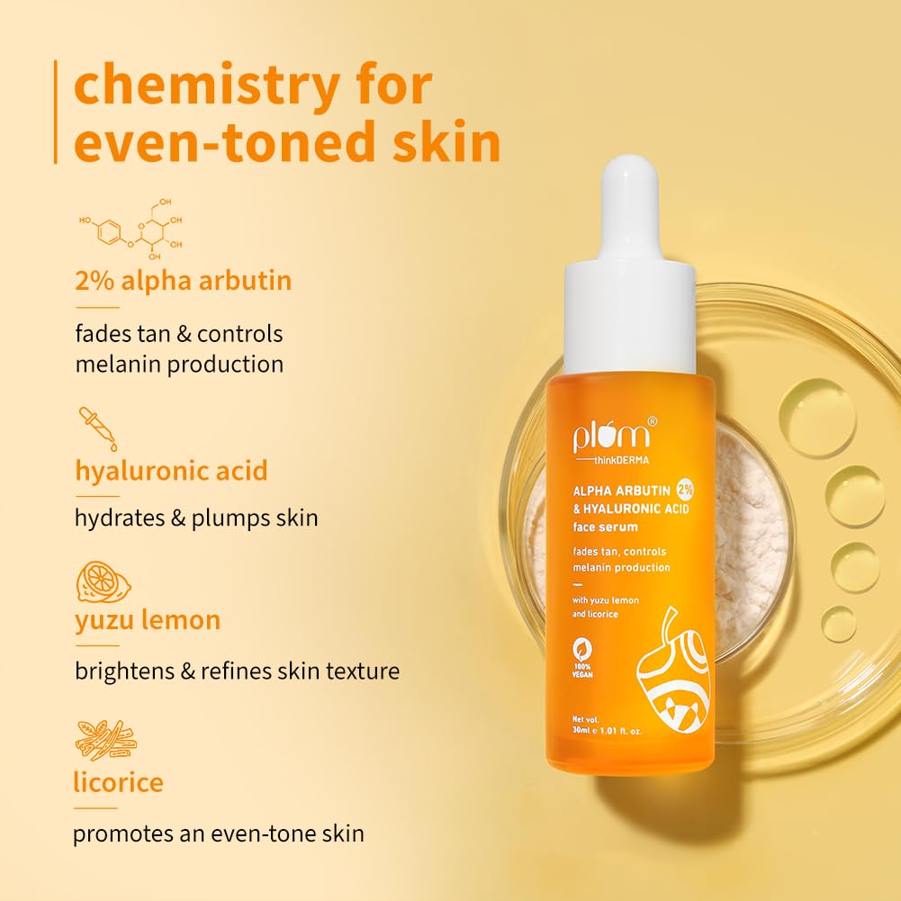 Plum 2% Alpha Arbutin & Hyaluronic Acid Face Serum – view 3