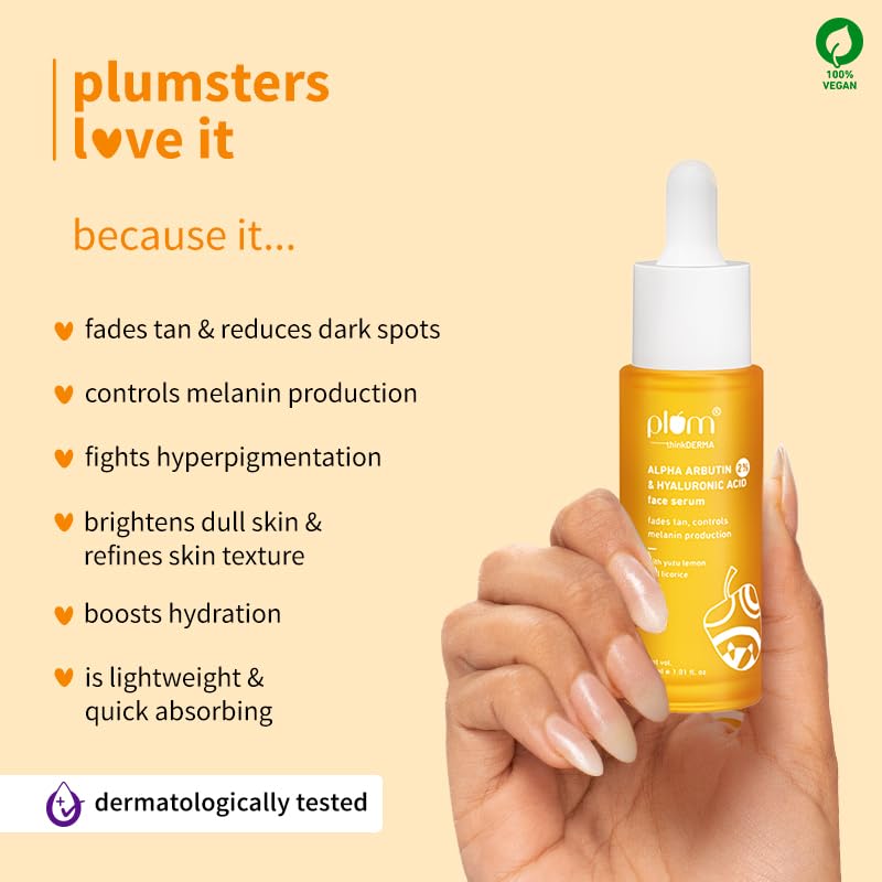 Plum 2% Alpha Arbutin & Hyaluronic Acid Face Serum – view 4