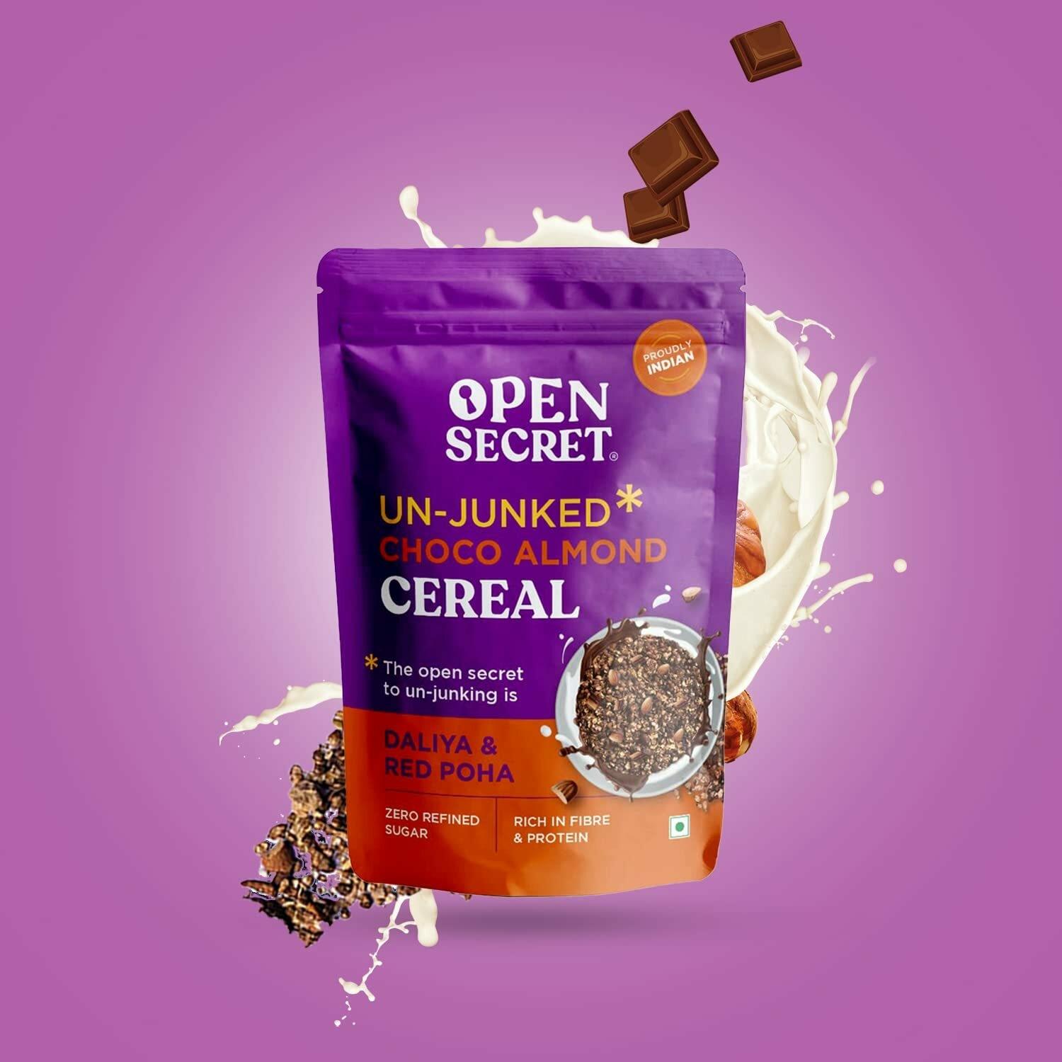 Open Secret Muesli Chocolate Almond 350G Breakfast Healthy For Kids Woman Man – view 6