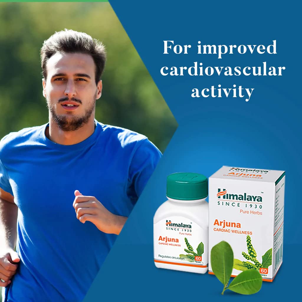 Himalaya Arjuna - 60 Tablets, White – view 2
