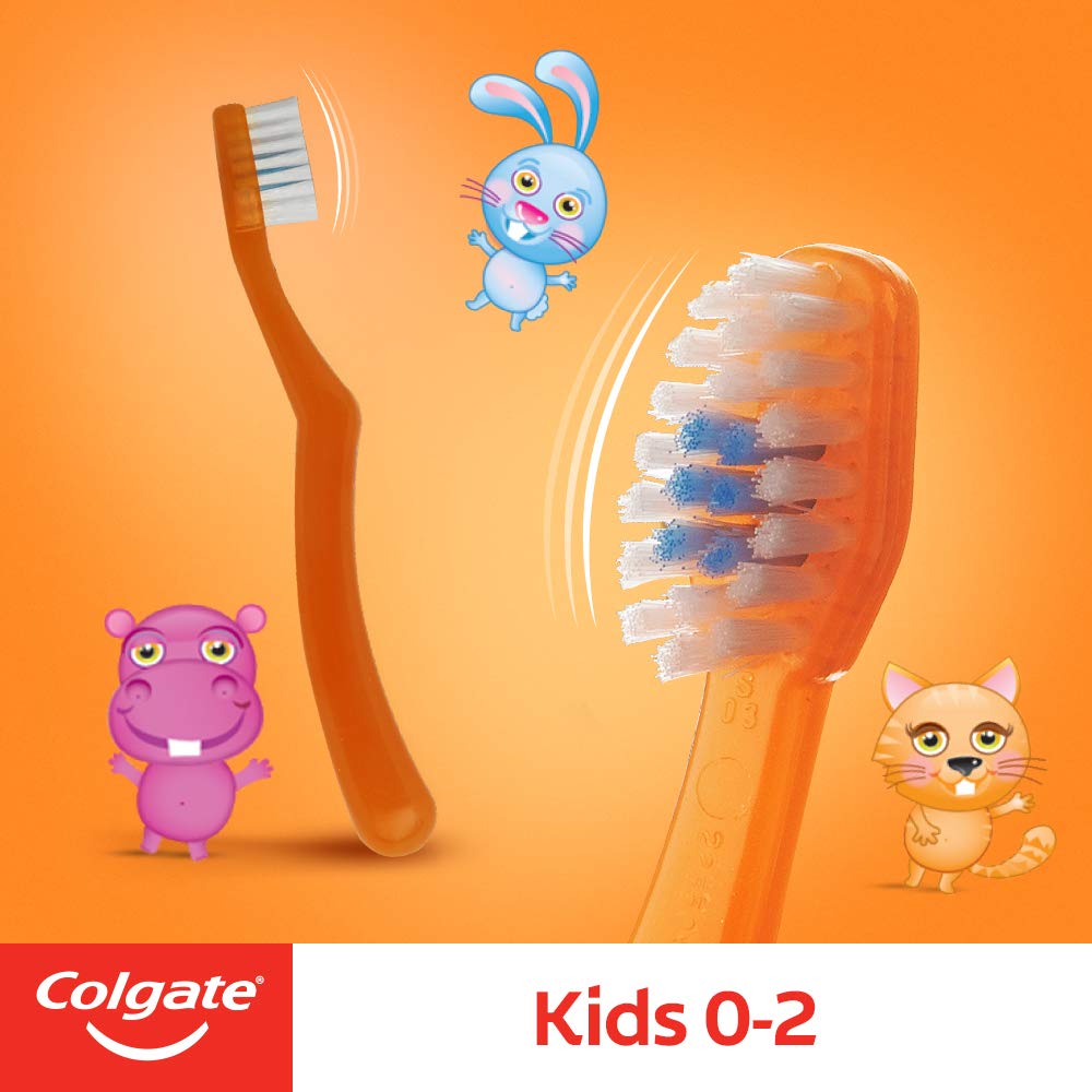 Colgate Kids 0-2 Years manual Toothbrush,Multicolor, 1 Piece – view 4