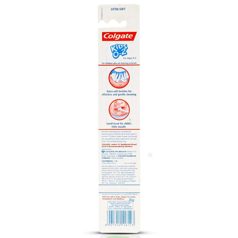 Colgate Kids 0-2 Years manual Toothbrush,Multicolor, 1 Piece – view 6