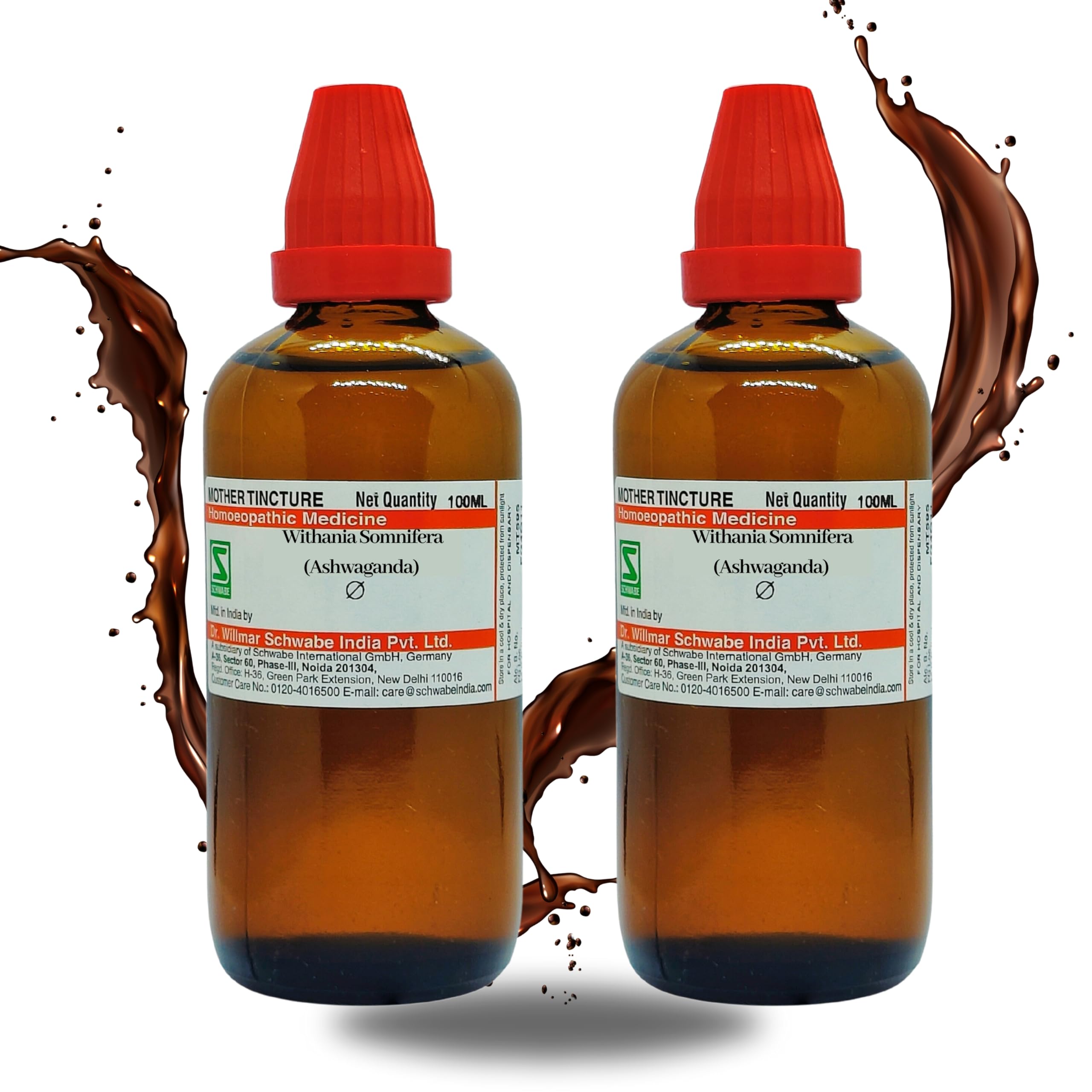 Dr Willmar Schwabe India Withania somnifera (ashwaganda) Q 200ML (100mlx2) – view 1