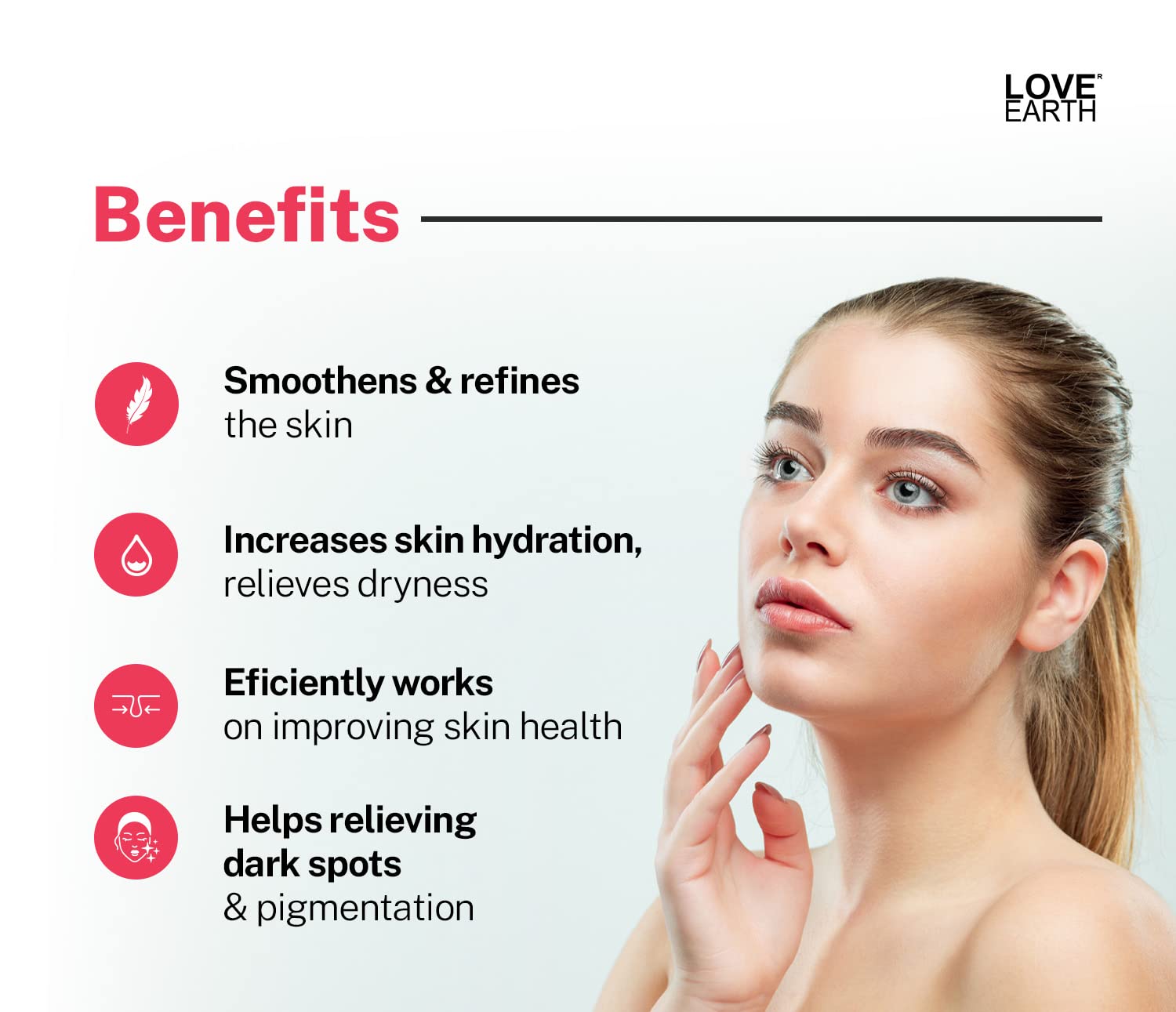 Love Earth AHA 10% Lactic Acid Serum With Organic Carrot Root & Hyaluronic Acid For Hyperpigmentation, Dark Spots & Ageing 30 ML – view 6