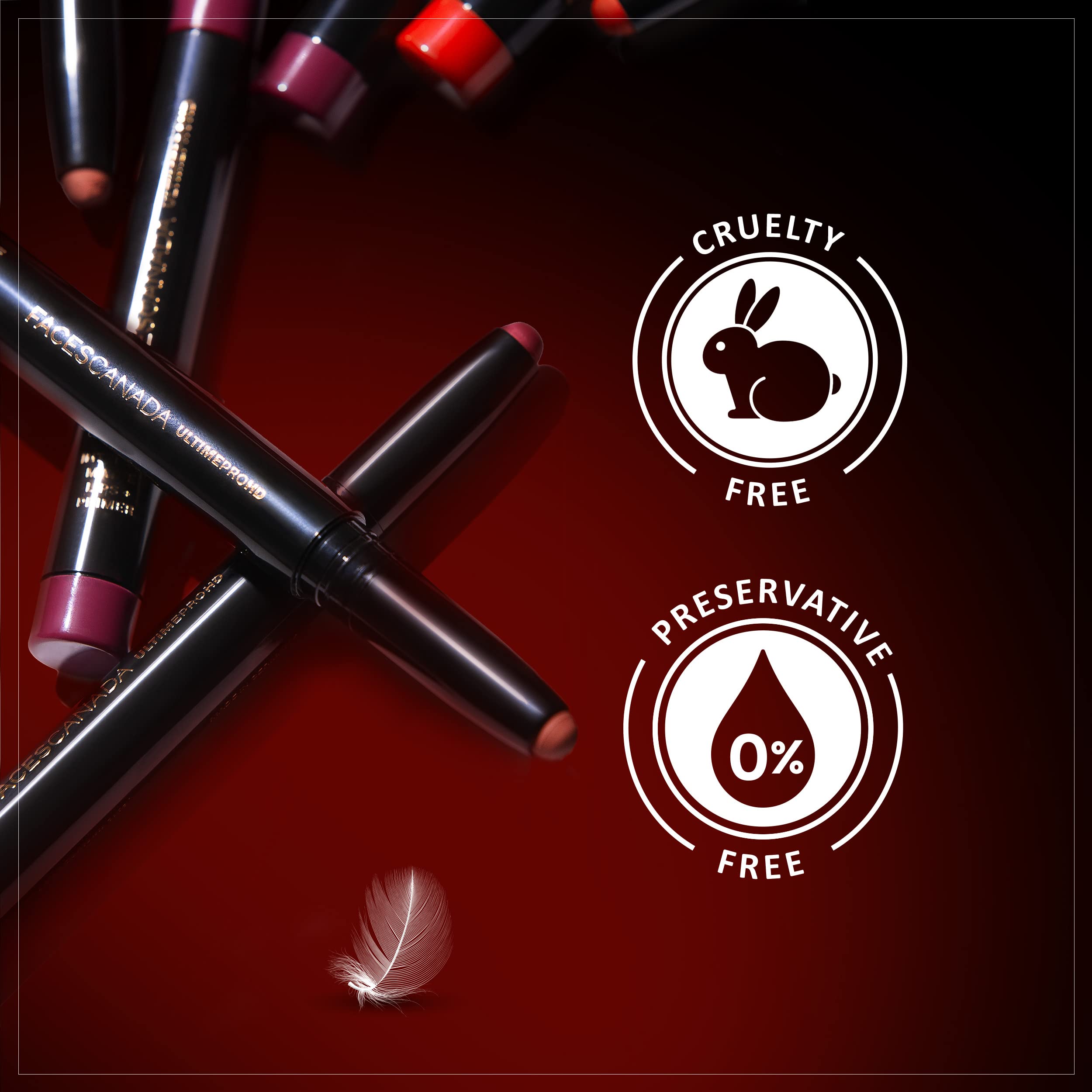 FACES CANADA Ultime Pro HD Intense Matte Lipstick + Primer - Magnetic (Nude), 1.4g – view 6