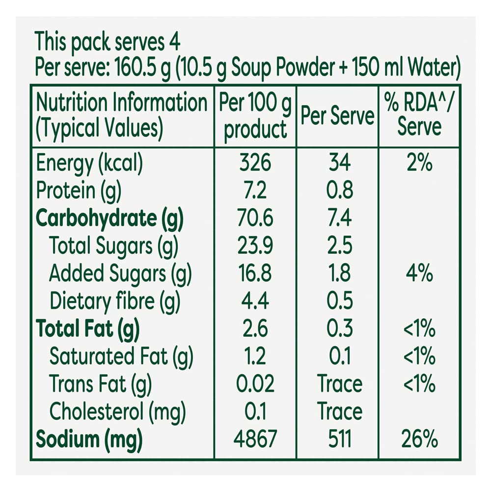 Knorr Classic Vegetable Soup - Sweet Corn, 42g / 44g (Weight May Vary) – view 3