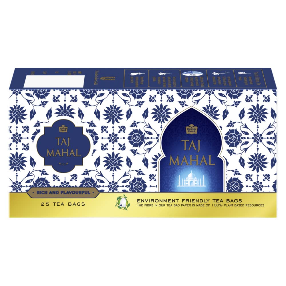 Taj Mahal Brooke Bond, 25 Tea Bags, 25 Grams, Vegetarian – view 2