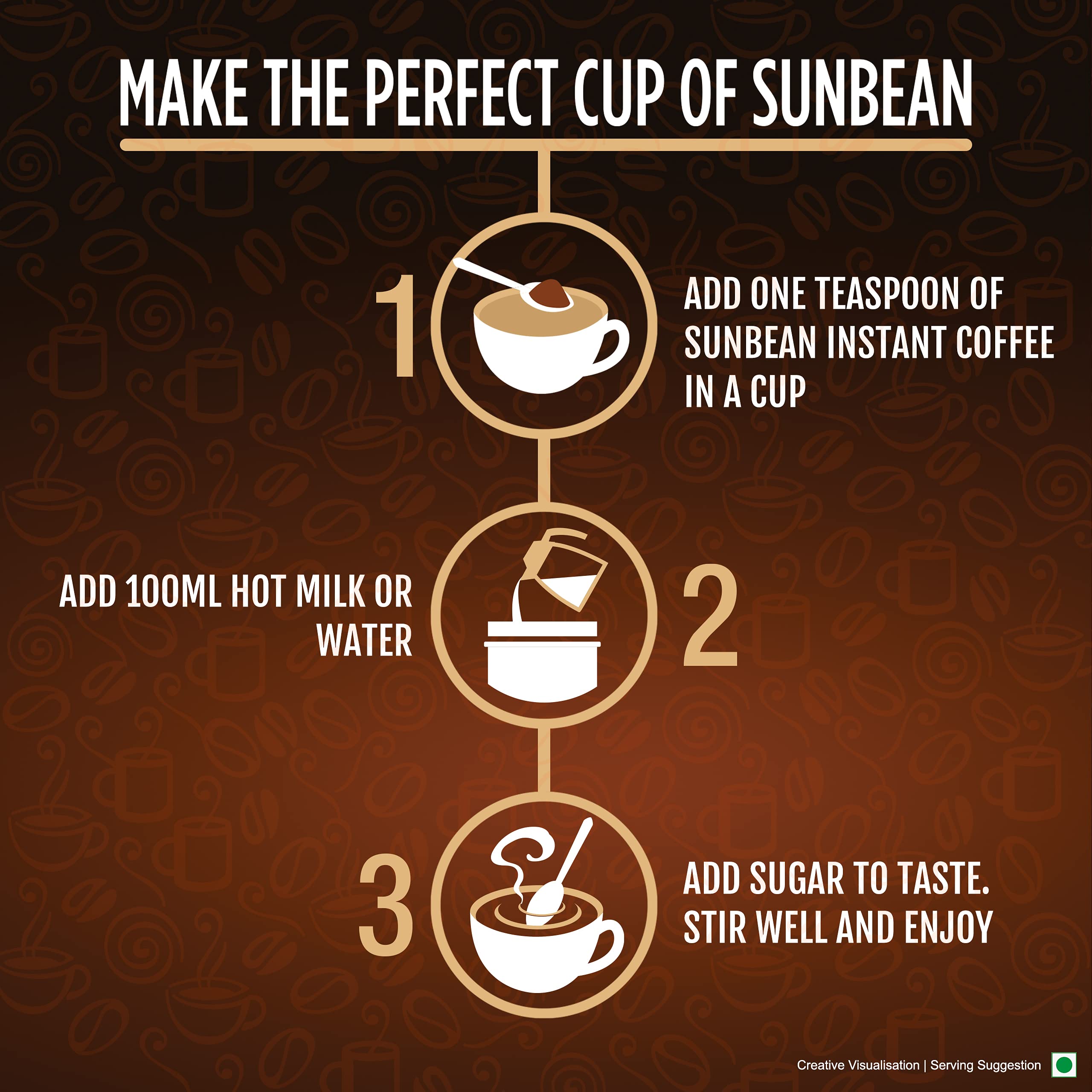Sunbean Instant Coffee Powder Pouch, 500 g, Bag – view 3