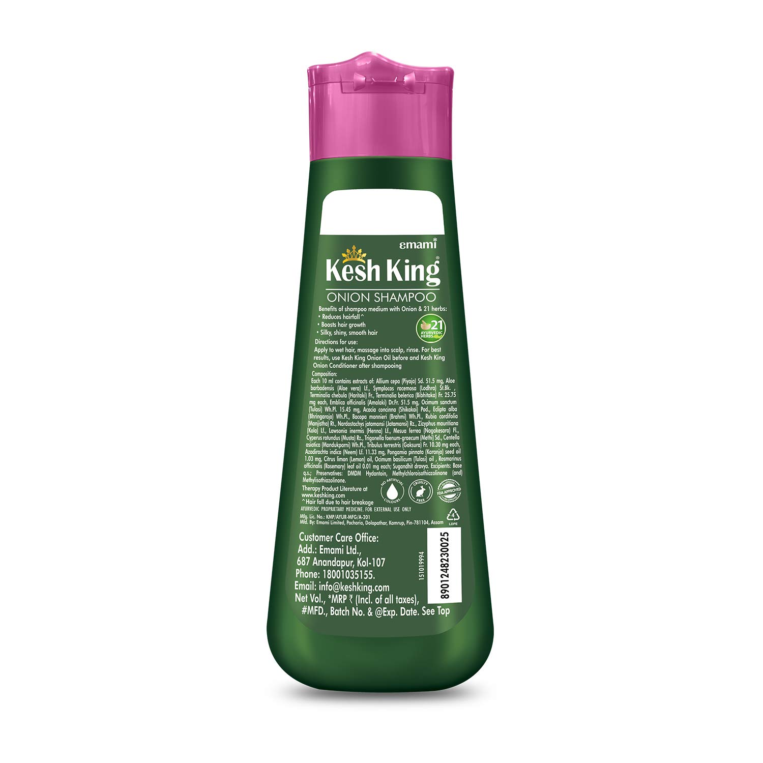 Kesh King Scalp and Hair Medicine Ayurvedic Hairfall Expert Onion Shampoo 300ml – view 3