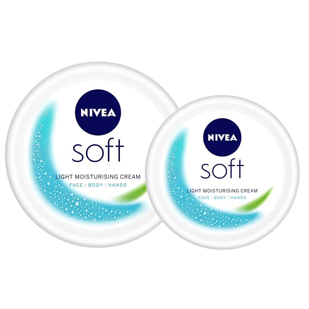 Nivea Soft moisturizer cream pack with 300 ml and 100 ml