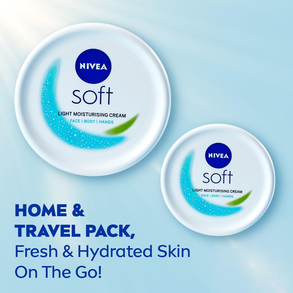 NIVEA Soft Light Moisturizer 300ml + 100 ml – view 2