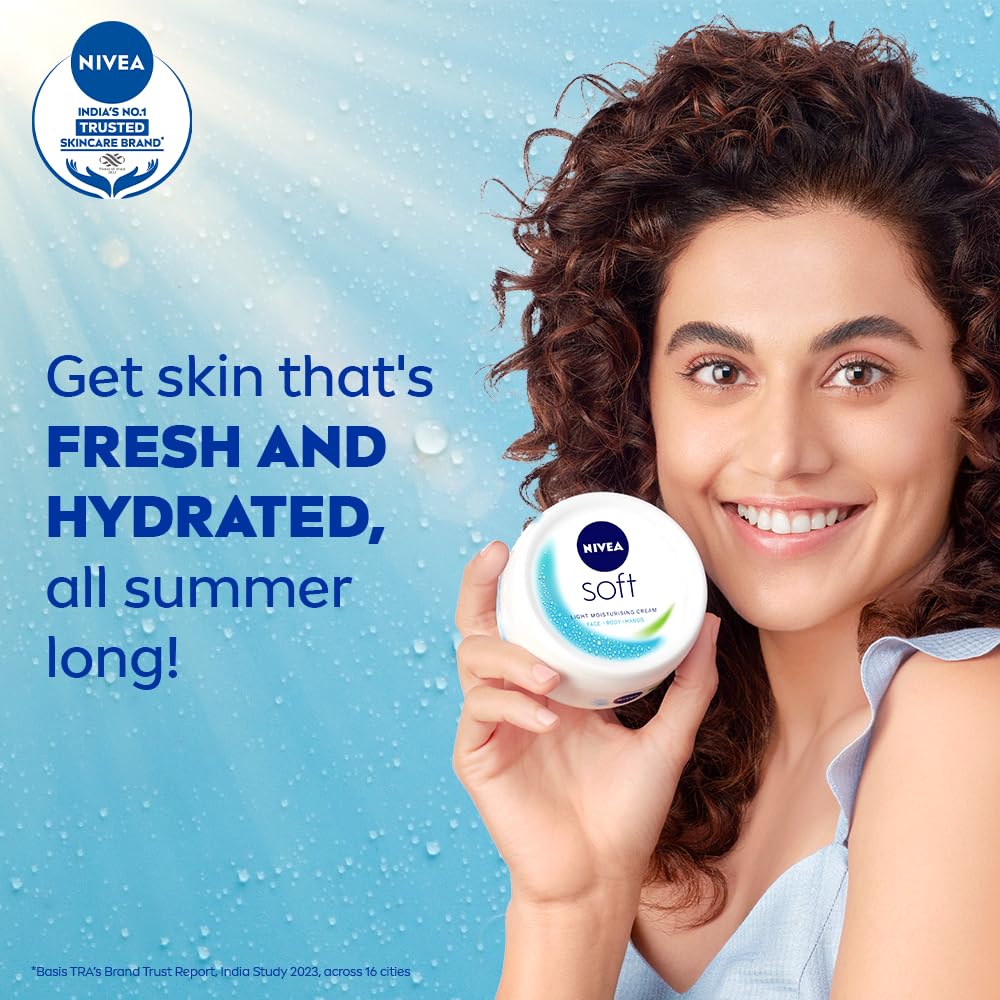 NIVEA Soft Light Moisturizer 300ml + 100 ml – view 3