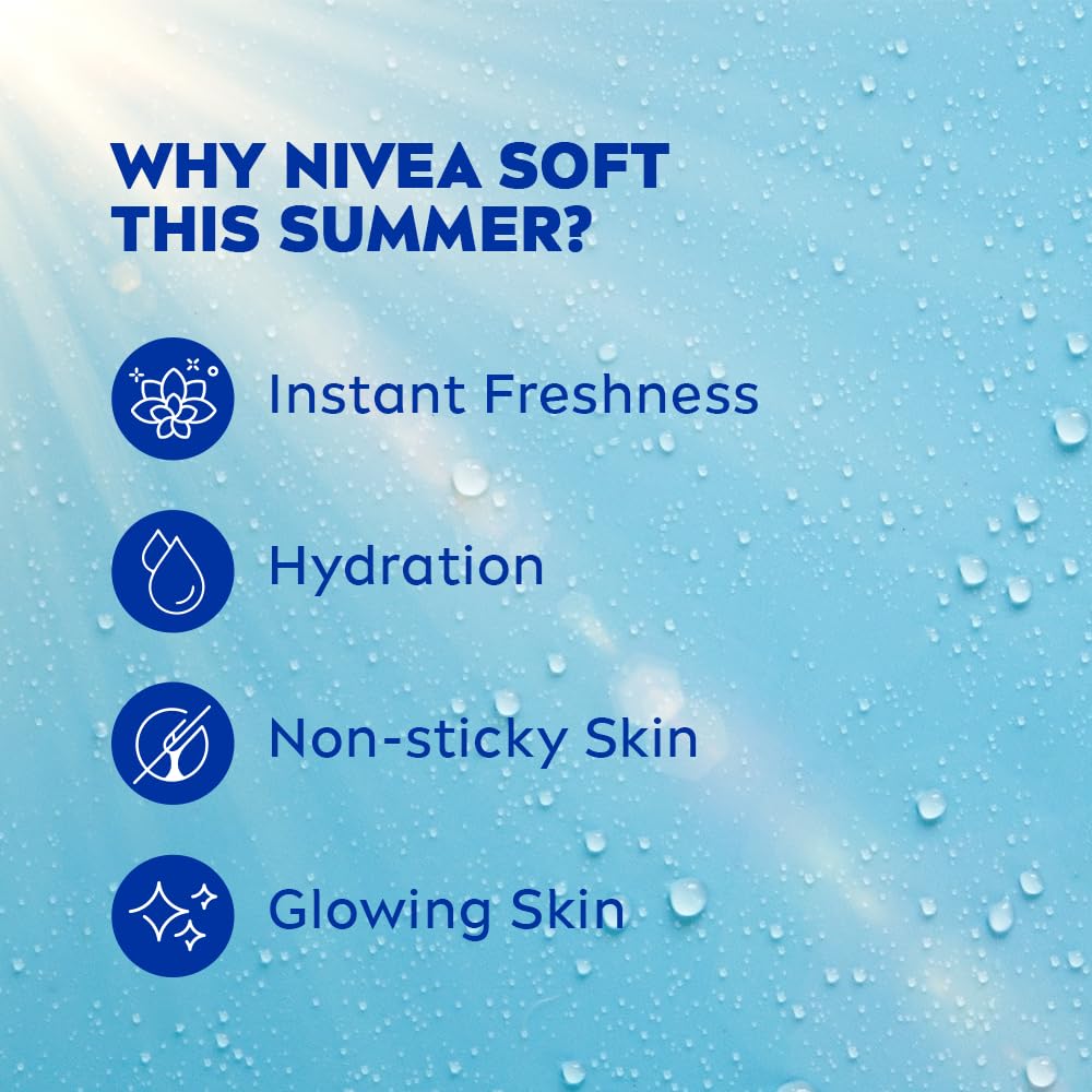NIVEA Soft Light Moisturizer 300ml + 100 ml – view 4