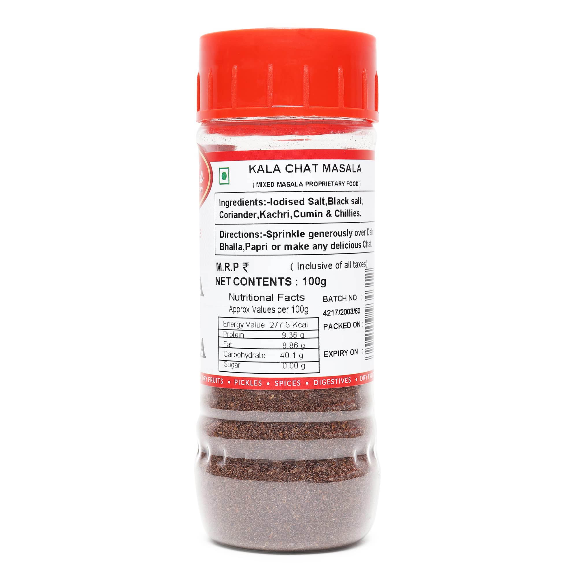 Roopak's Pik-n-Pay- Kala Chat Masala 100g – view 2