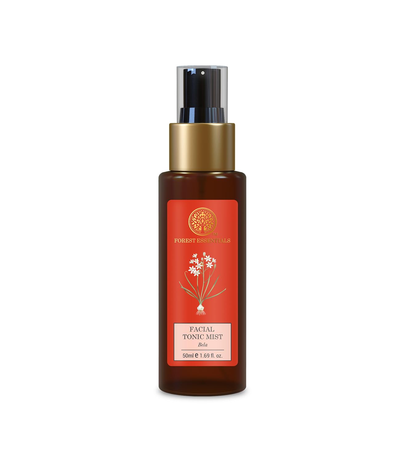 Forest Essentials facial tonic mist with Bela 50 ml bottle