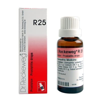 Three bottles of Dr. Reckeweg R25 Prostatitis Drops