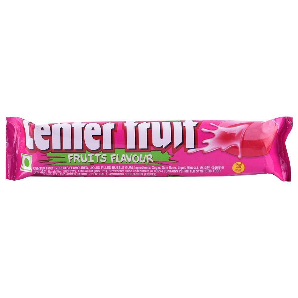 Center Fruit watermelon liquid filled bubble gum 8-piece stick pack