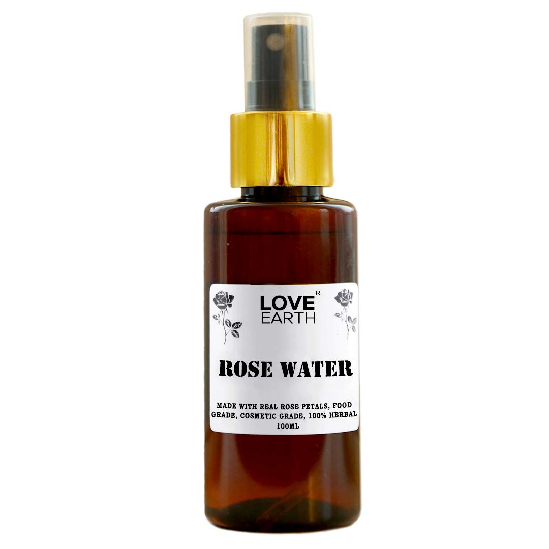 Bottle of Love Earth Gulab Jal rose face mist toner