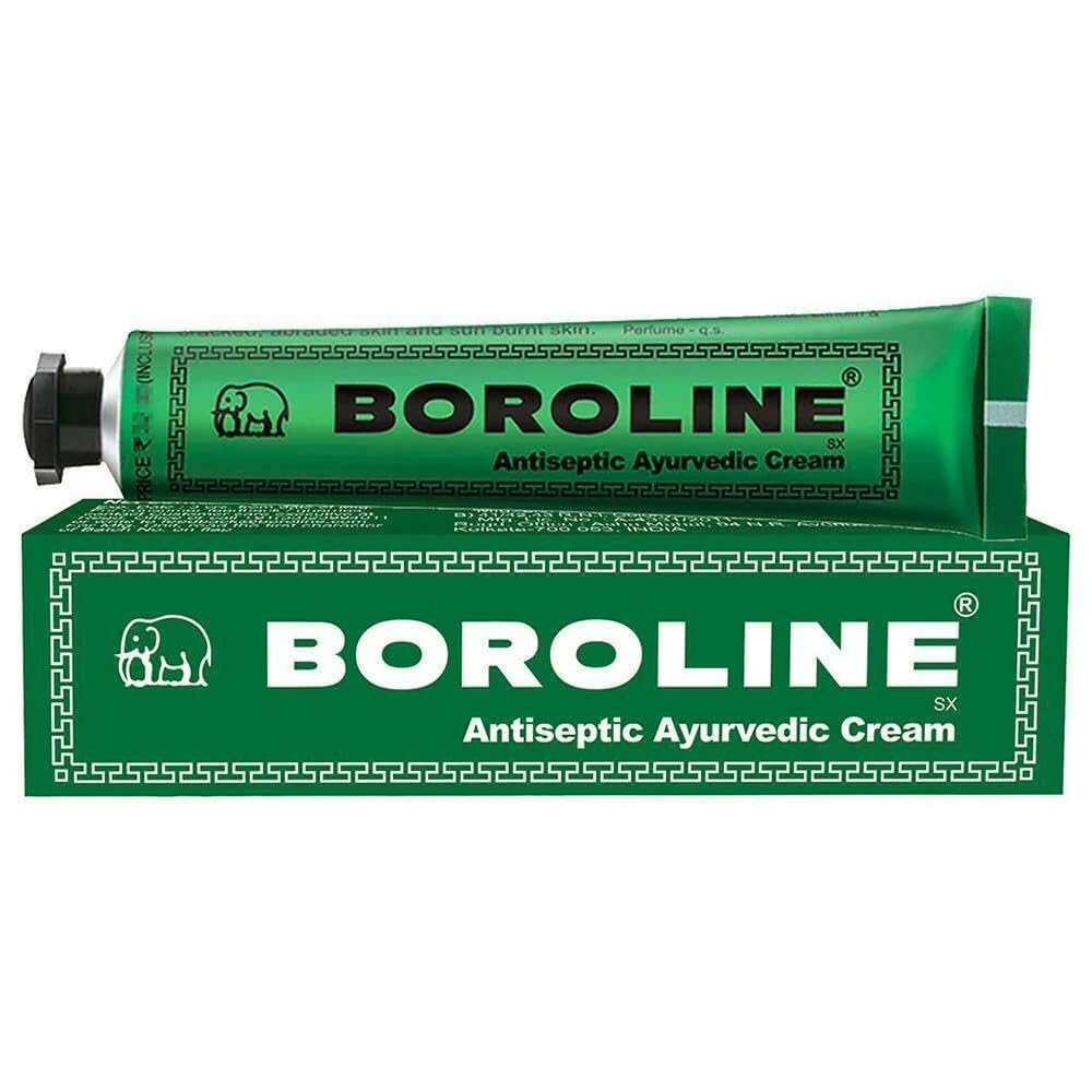 Boroline antiseptic Ayurvedic cream tube 19 g front view