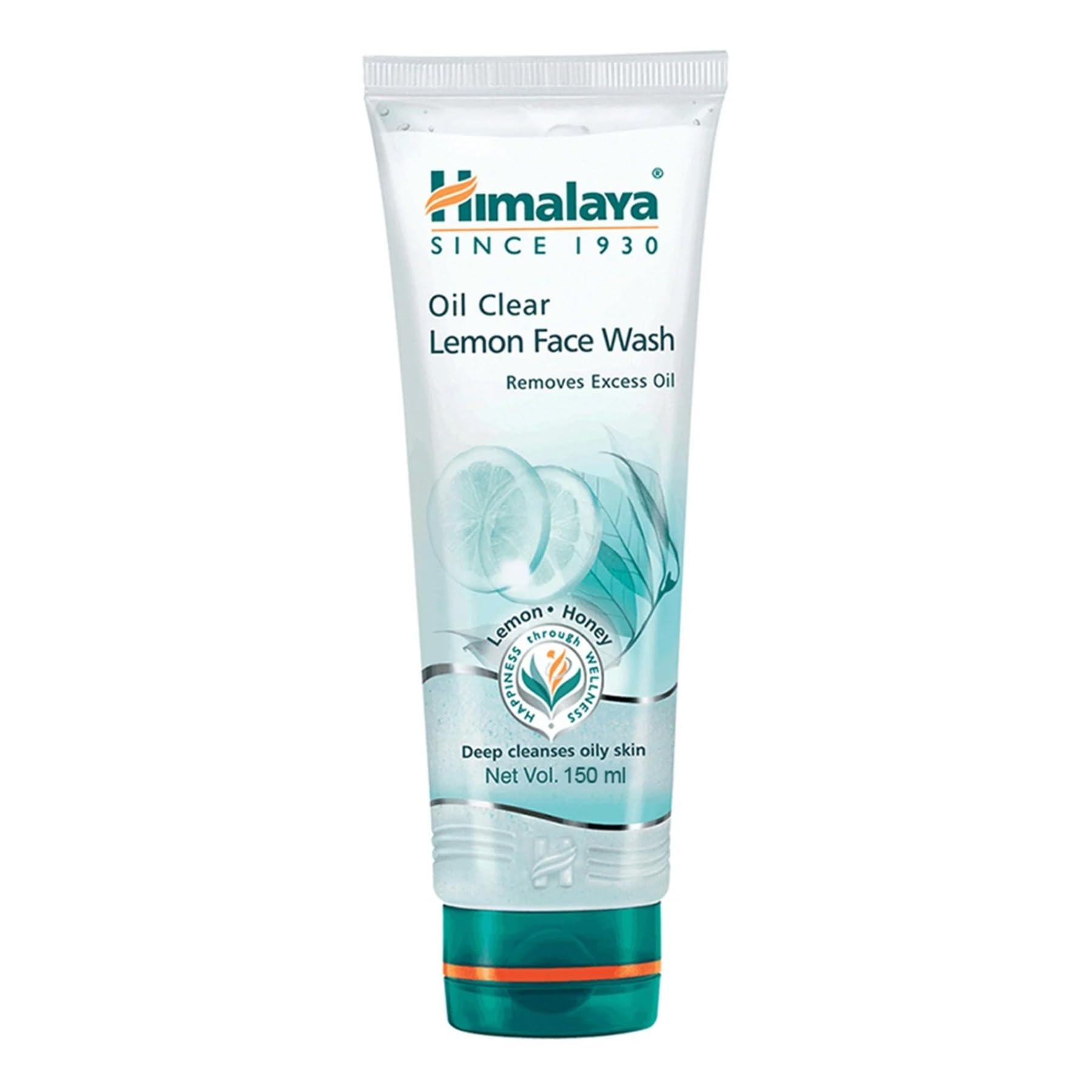 Himalaya lemon face wash 150ml tube with clear gel formula