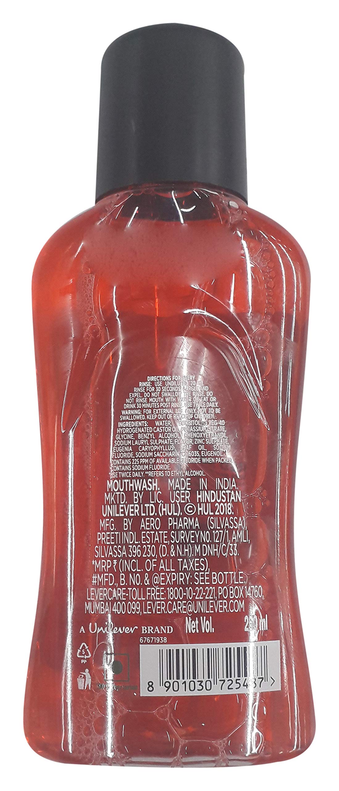 Closeup Close Up Mouthwash, 250ml (Red Hot) – view 2