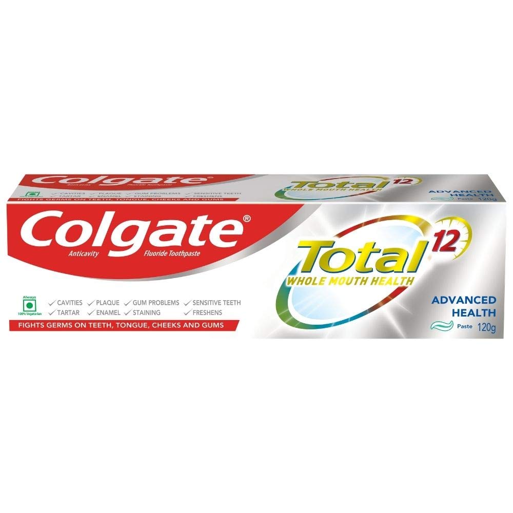 Colgate Total whole mouth health toothpaste tube, 120 g pack