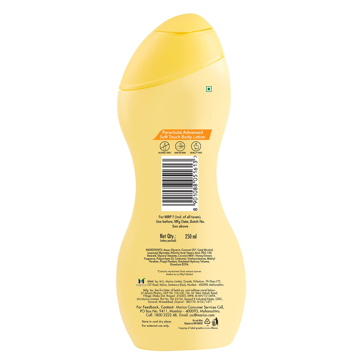 Parachute Advansed Soft Touch Body Lotion for Women & Men, All Skin types, 250ml – view 8