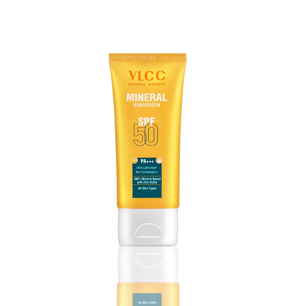 VLCC zinc oxide mineral sunscreen SPF 50 PA+++ 50g hero shot