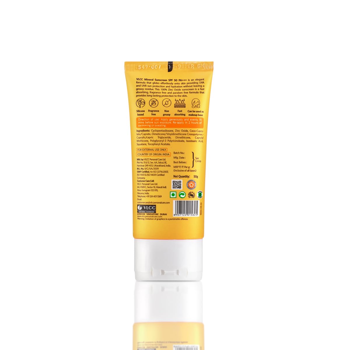 VLCC Mineral Sunscreen SPF 50 PA+++ - 50g – view 6
