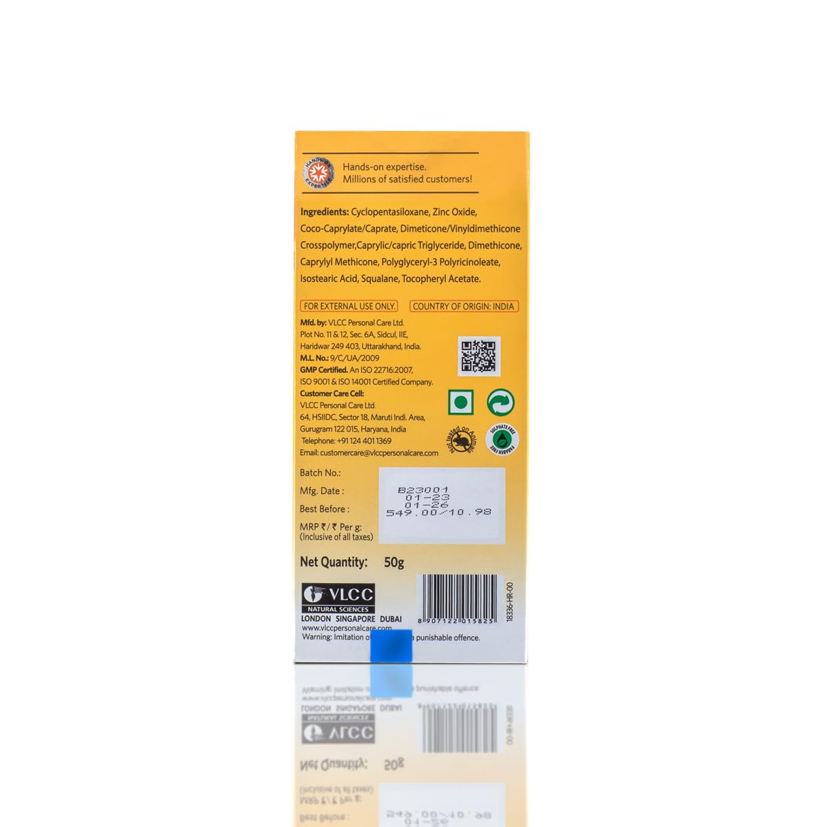 VLCC Mineral Sunscreen SPF 50 PA+++ - 50g – view 7