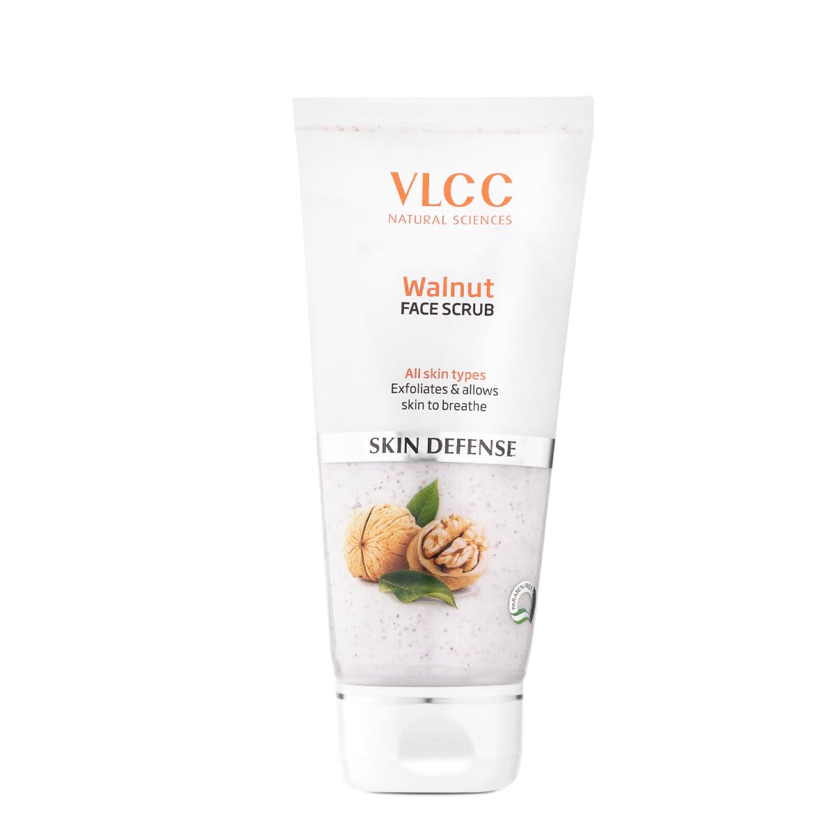 VLCC moisturizing walnut face scrub 80g carton pack front view