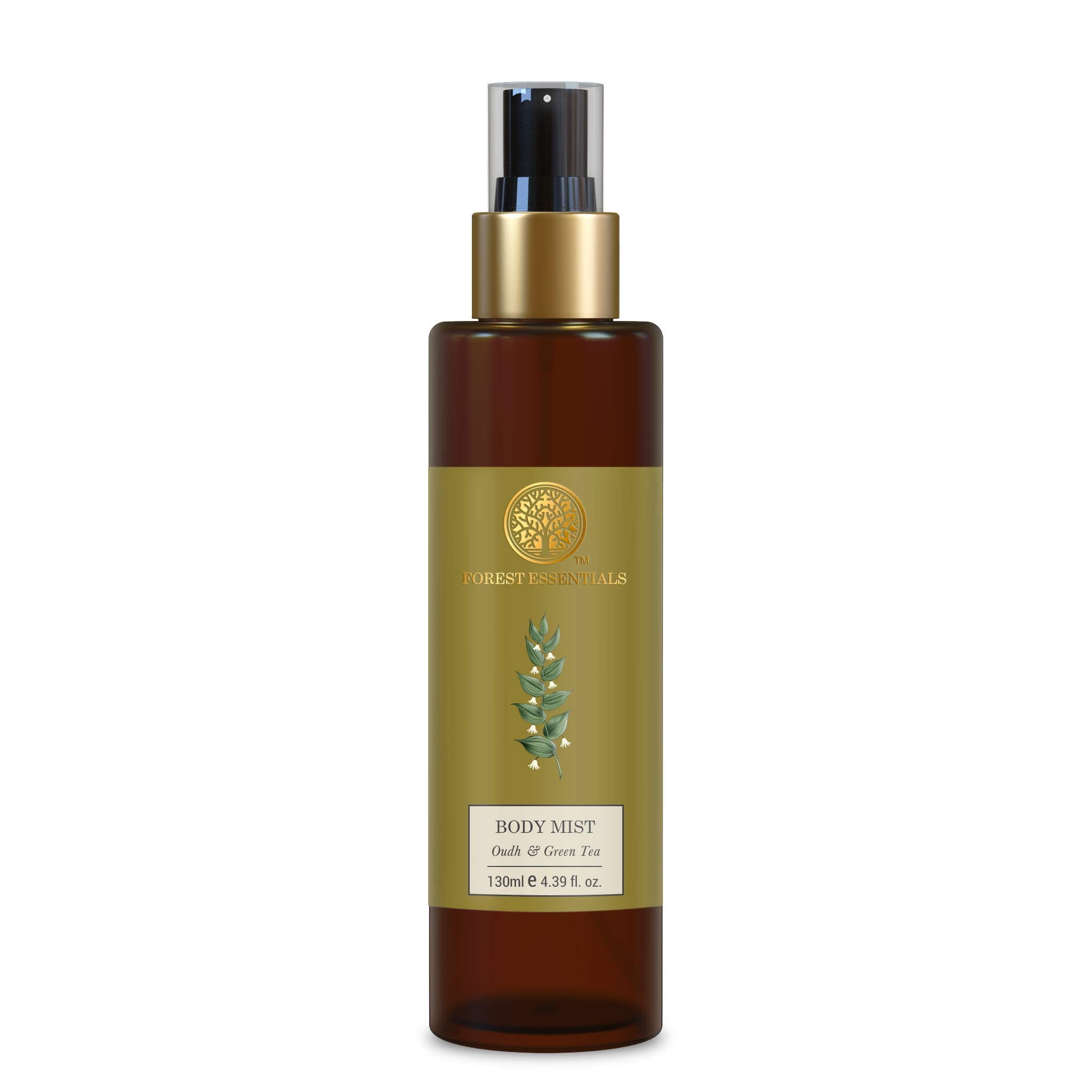 Forest Essentials fragrant body mist with Oudh and Green Tea