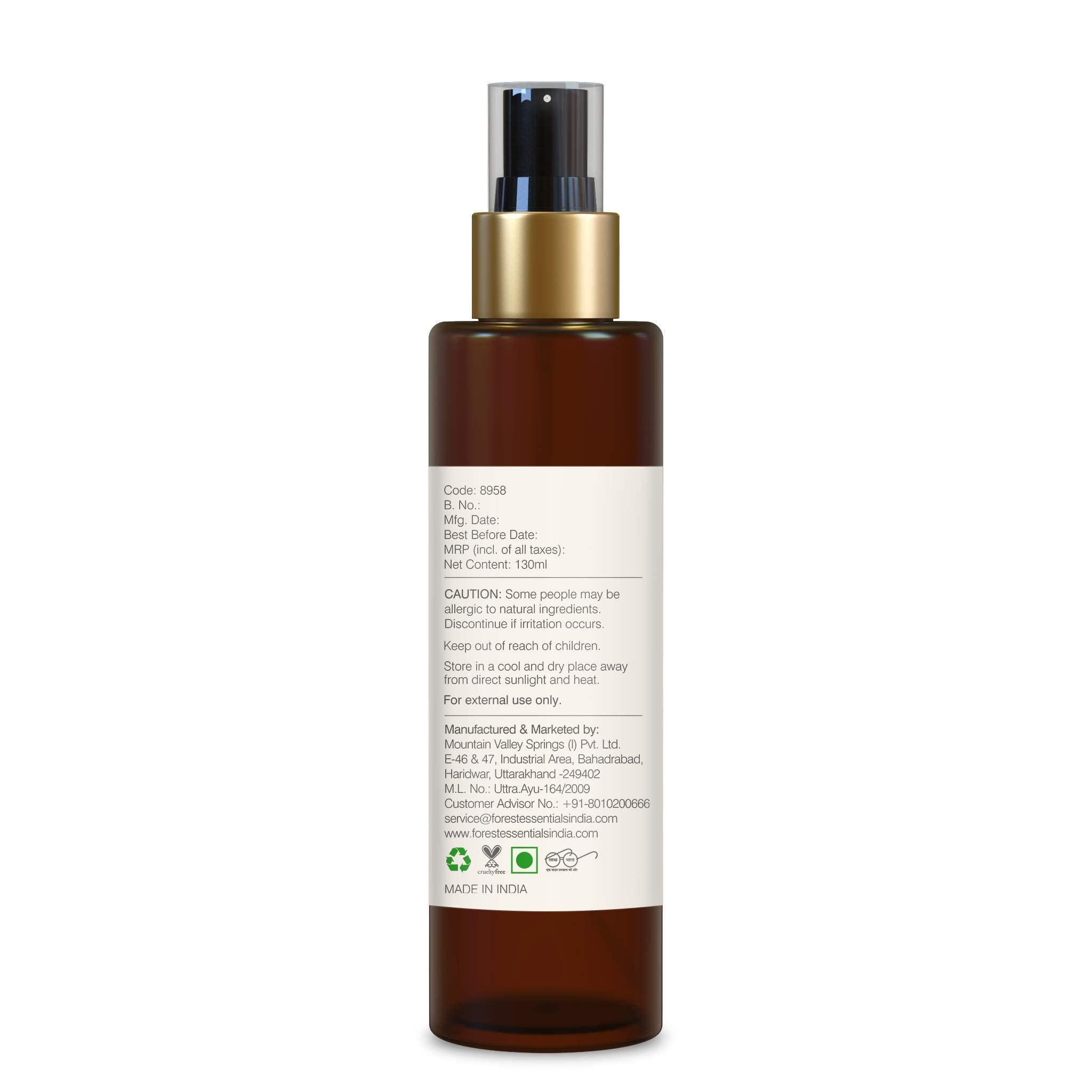 Forest Essentials Body Mist Oudh & Green Tea – view 4
