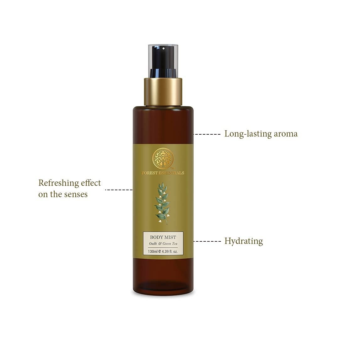 Forest Essentials Body Mist Oudh & Green Tea – view 5