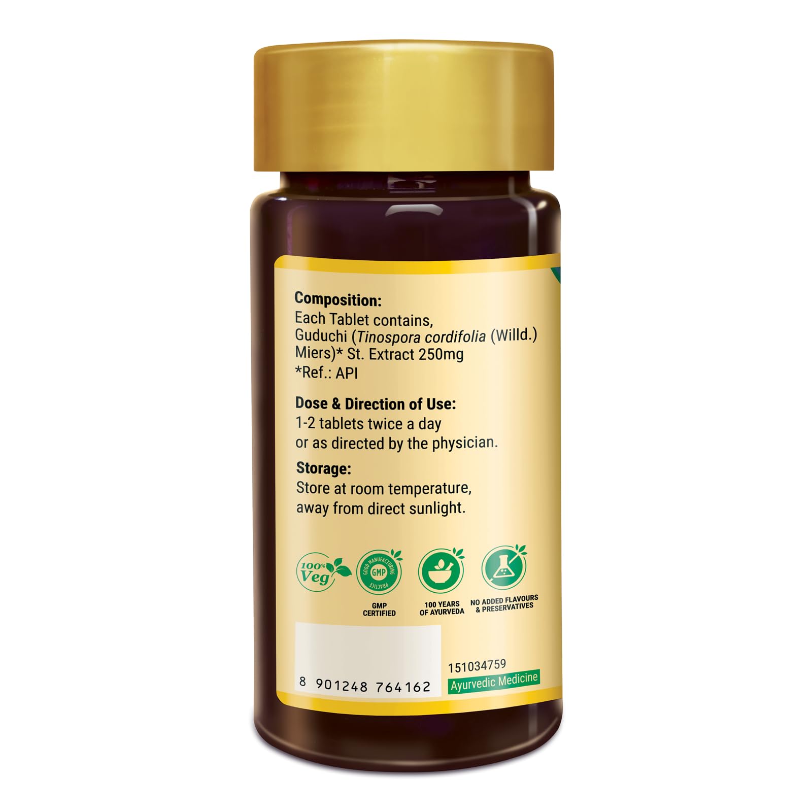 Zandu Giloy Tablets with 100% Pure Giloy Extract – view 3
