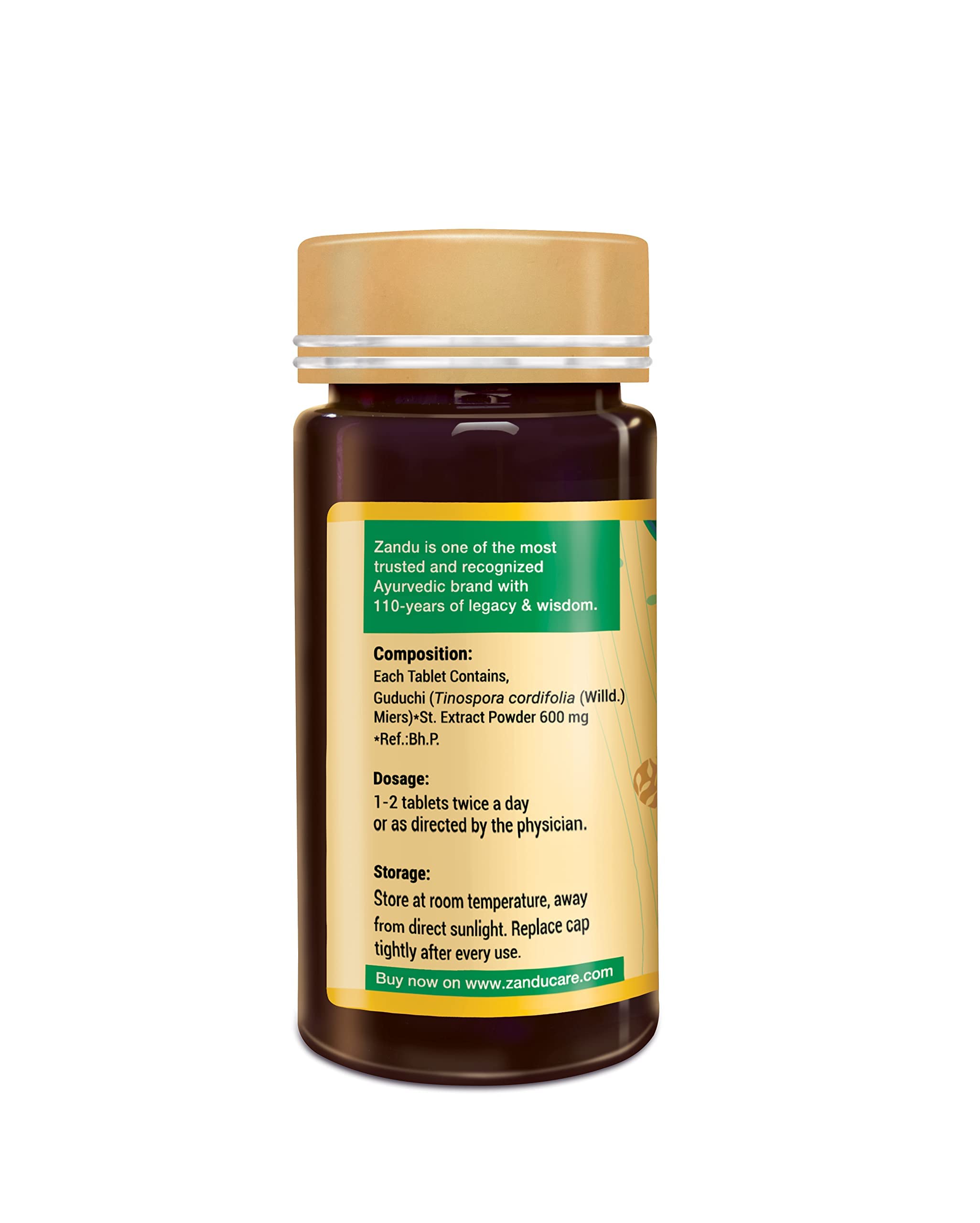 Zandu Giloy Tablets with 100% Pure Giloy Extract – view 7