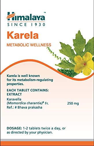 Himalaya Himalaya Wellness Pure Herbs Karela Metabolic Wellness - 60 Tablets, White – view 5