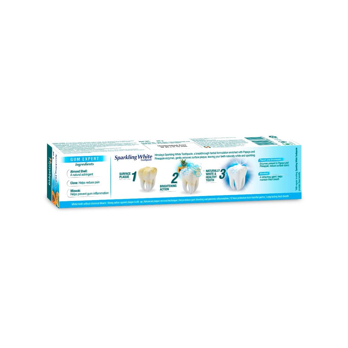 Himalaya Herbals Sparkling Whitening Toothpaste 150g – view 2