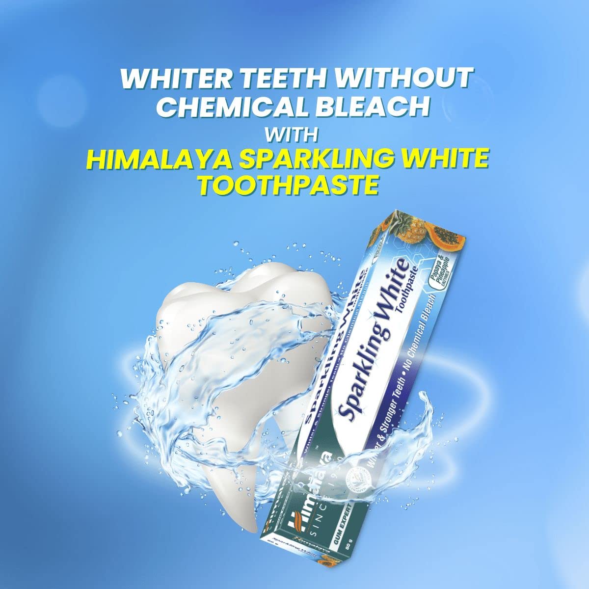 Himalaya Herbals Sparkling Whitening Toothpaste 150g – view 3