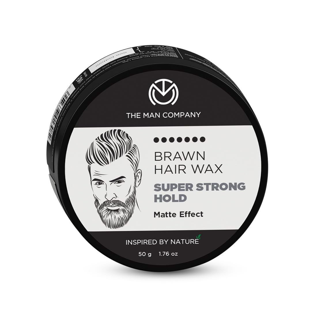 The Man Company Brawn hair wax jar with matte finish styling
