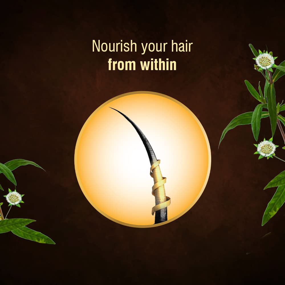 Indulekha Bringha Hair Mask, Reduces Hairfall, Strengthens Hair. Contains Bringharaj, Amla, Henna, Rosemary Oil to nourish & stregthen hair. No Synthetic Colour & Fragrance. For all hair types, 200ml – view 5