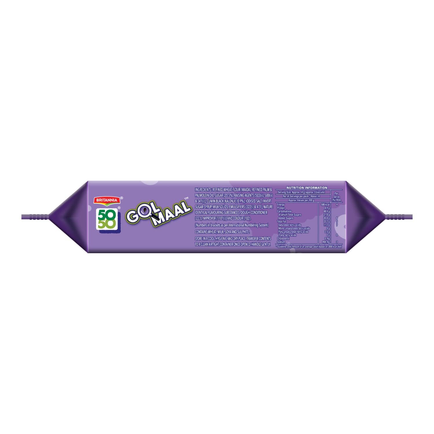 Britannia 50-50 Golmaal Light Crackers with Kaala Jeera Biscuits, 200g – view 4
