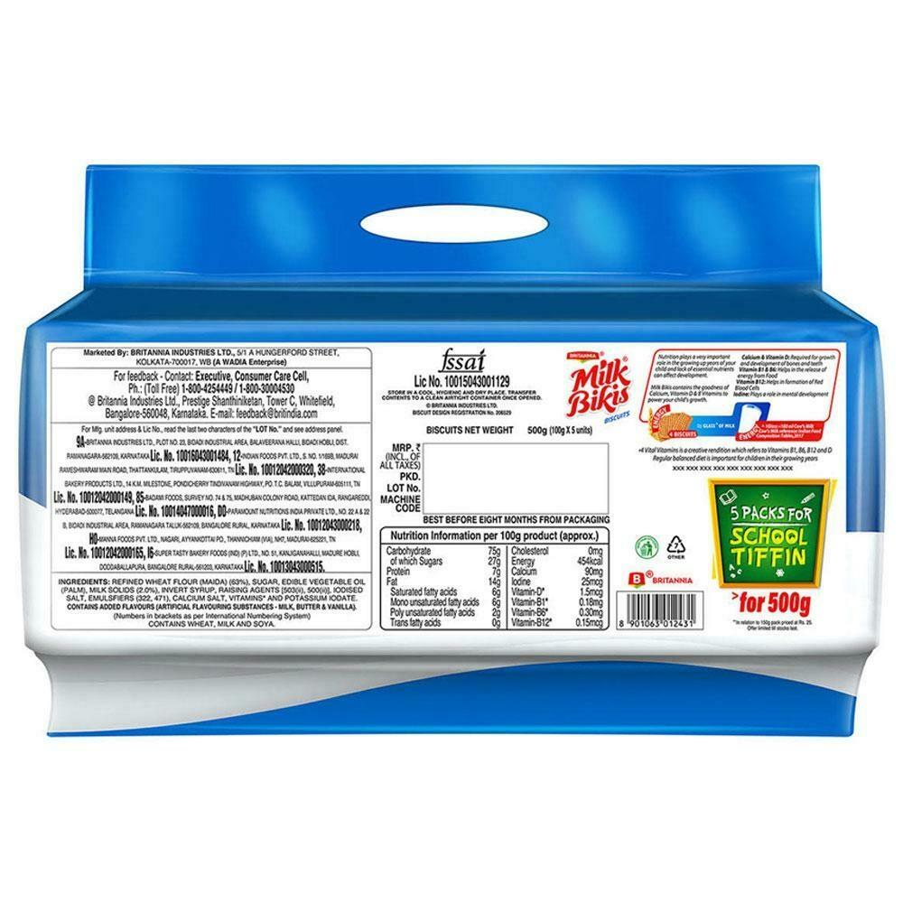 Britannia Milk Bikis Biscuits 500 G – view 2